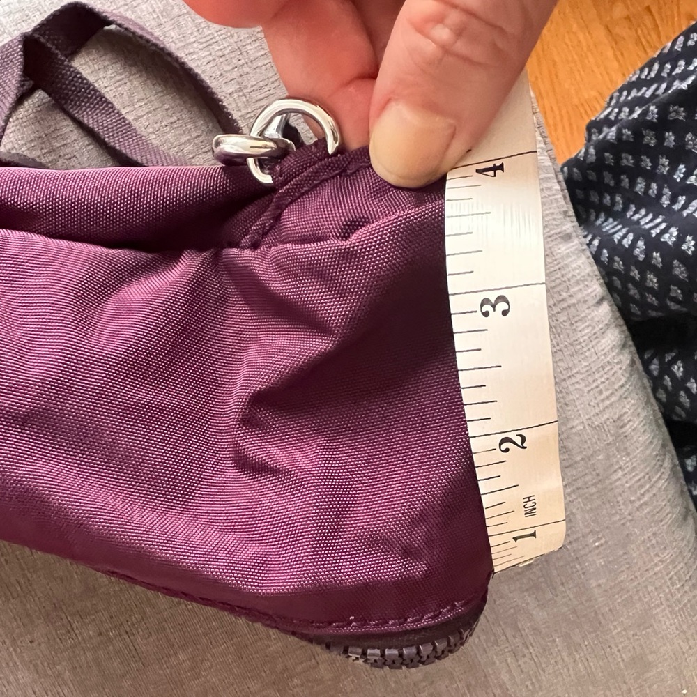 Kipling Convertible Backpack/crossbody/ShoulderBag in Dark Plum, NWT - Picture 11 of 13